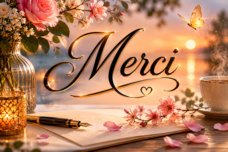 Illustration du mot : MERCI