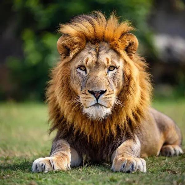Illustration du mot : LE LION