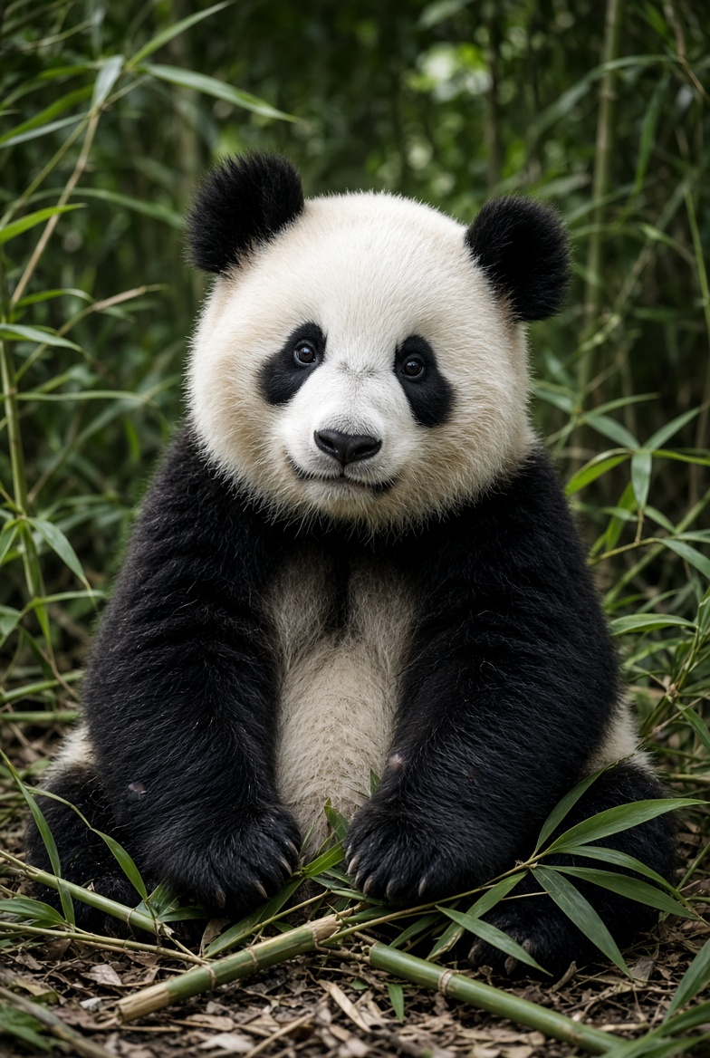 Illustration du mot : LE PANDA 
